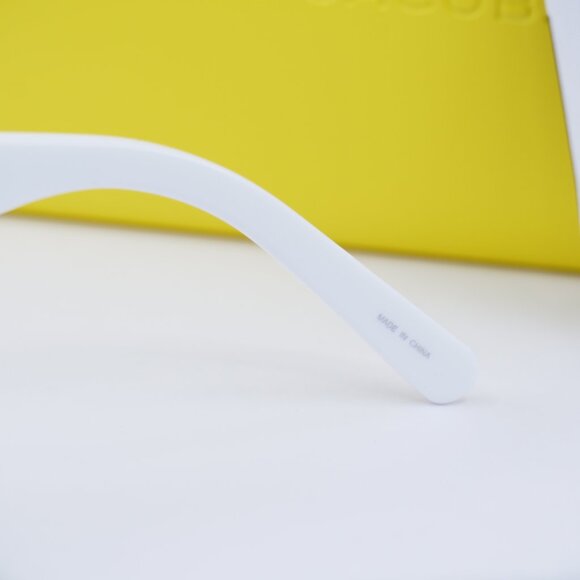 Marc Jacobs MARC 739/S 0CCP 90 Square Sunglasses - White\Dark Grey Gradient - Picture 9 of 10